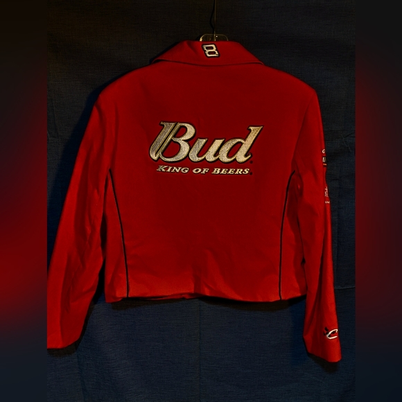 Chase Authentic Bud racing #8 race jacket - Picture 2 of 10